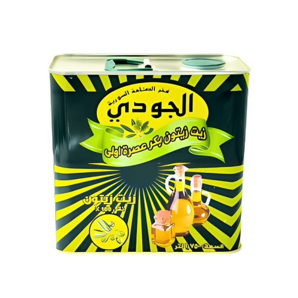 زيت زيتون بكر عصرة اولى الجودي 1 75لتر